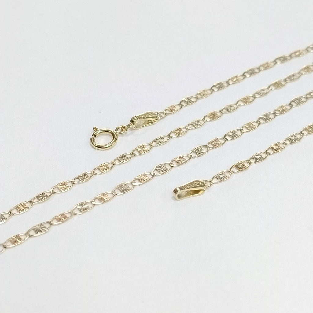 CADENAS TEJIDO GUCHI ORO 10K 60 CM 2.9 GR (NUEVO)