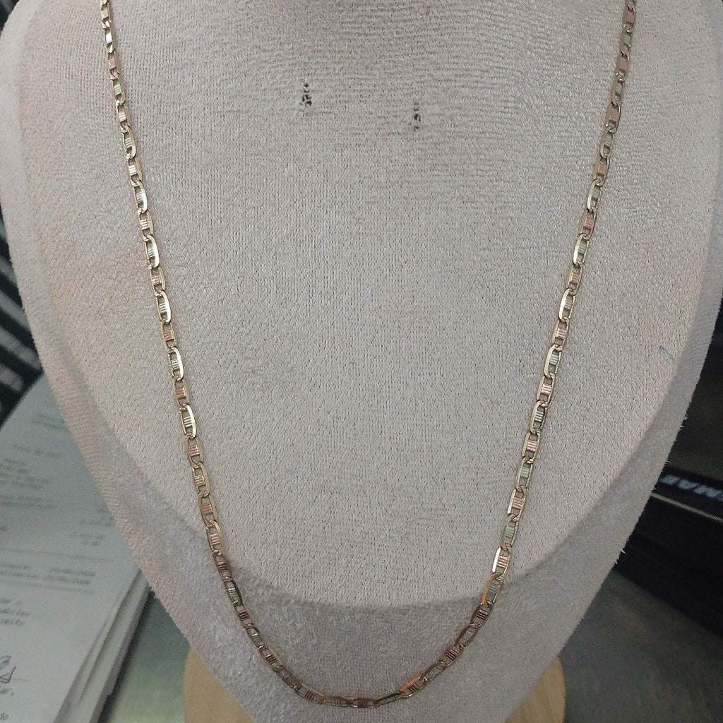 CADENA ORO, ORO COMBINADO 10 K 7.5 GRMS (SEMINUEVO)