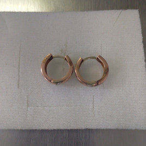 ARRACADAS PAR ORO, RODIADO 8 K 1.9 GRMS (SEMINUEVO)