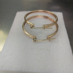 ARRACADAS PAR ORO 14 K 4.3 GRMS (SEMINUEVO)