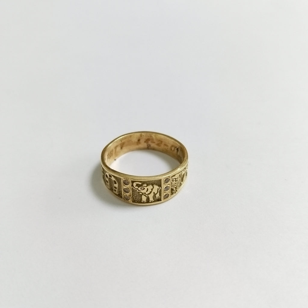 ARGOLLA DE LA SUERTE ORO 14 K 6,00 GRMS (SEMINUEVO)