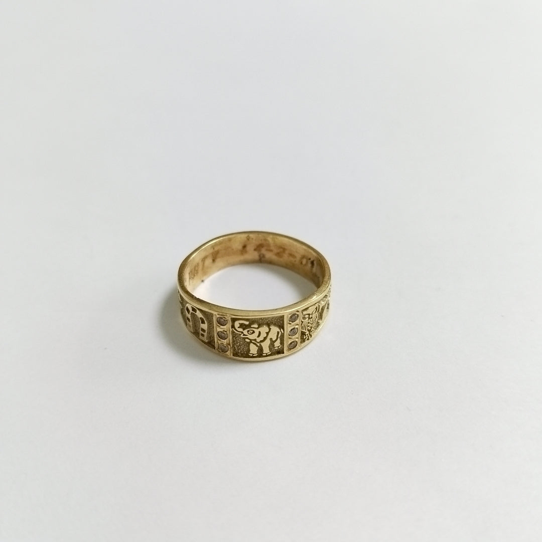 ARGOLLA DE LA SUERTE ORO 14 K 6,00 GRMS (SEMINUEVO)