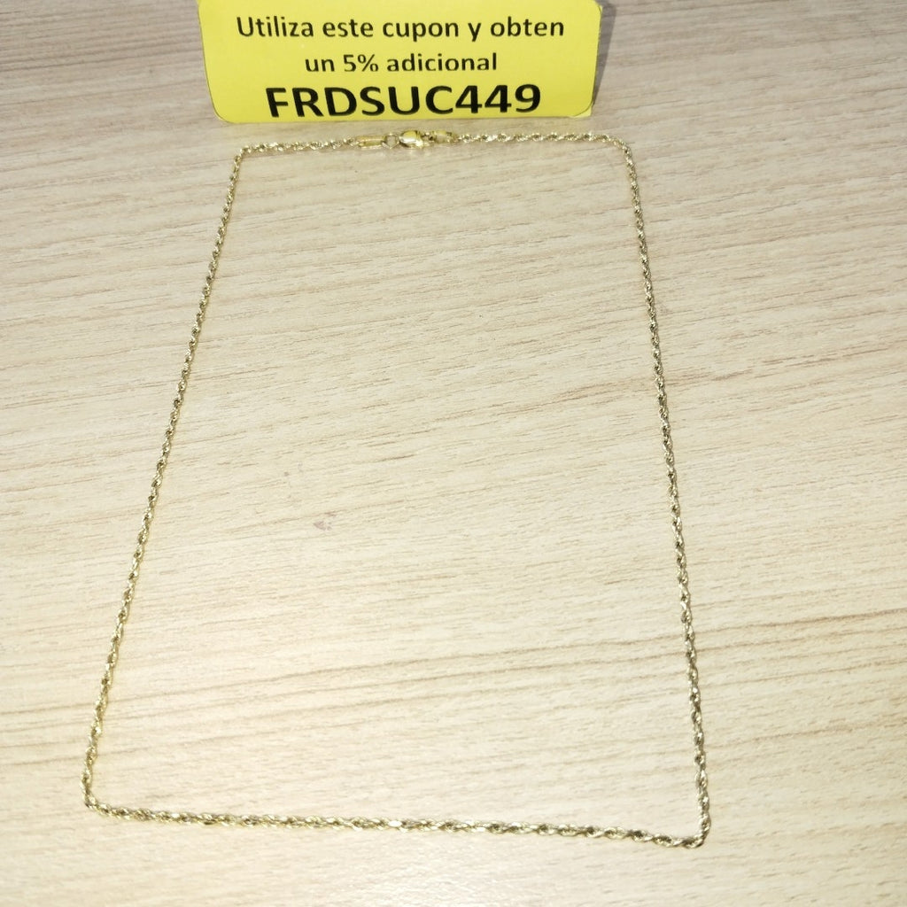 CADENA ORO 14 K 4.6 GRMS (SEMINUEVO)