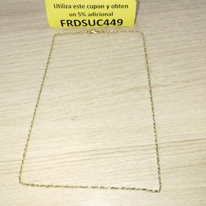 CADENA ORO 14 K 4.6 GRMS (SEMINUEVO)