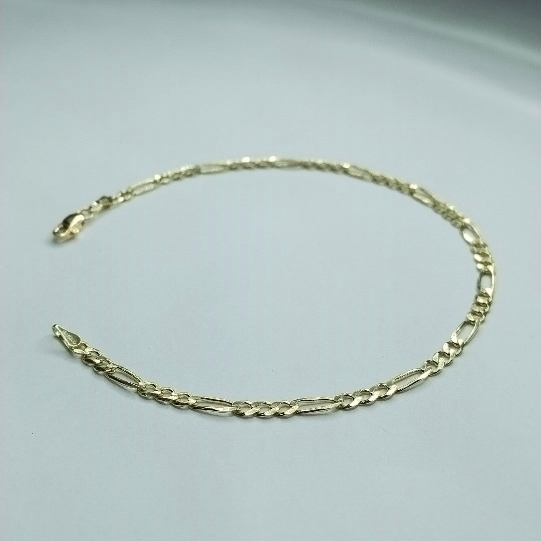 PULSERAS 3X1 ORO 14K 21 CM 3.3 GR (NUEVO)