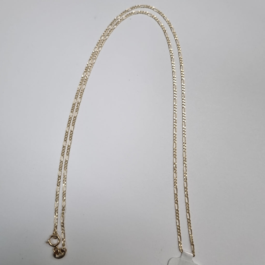 CADENAS TEJIDO 3X1 ORO 14K 55 CM 2.3 GR (NUEVO)