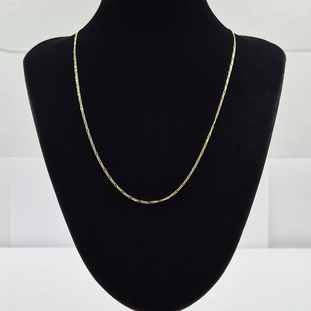 CADENAS TEJIDO 3X1 ORO 14K 55 CM 2.6 GR (NUEVO)