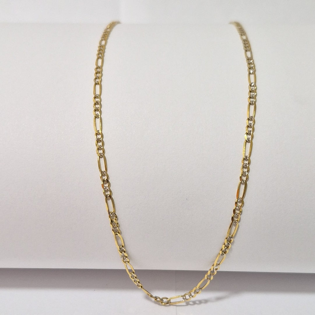 CADENAS TEJIDO 3X1 ORO 14K 55 CM 4.5 GR (NUEVO)