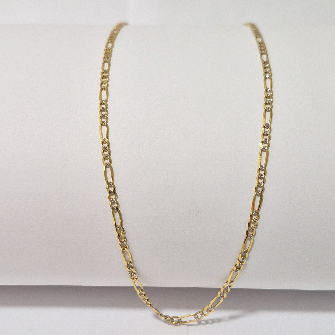 CADENAS TEJIDO 3X1 ORO 14K 55 CM 4.5 GR (NUEVO)