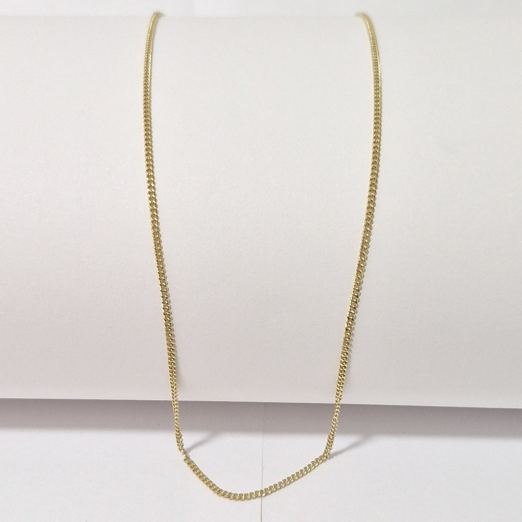 CADENAS TEJIDO BARBADA ORO 10K 55 CM 3 GR (NUEVO)