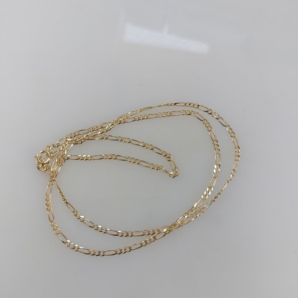 CADENAS TEJIDO 3X1 ORO 10K 50 CM 2.9 GR (NUEVO)