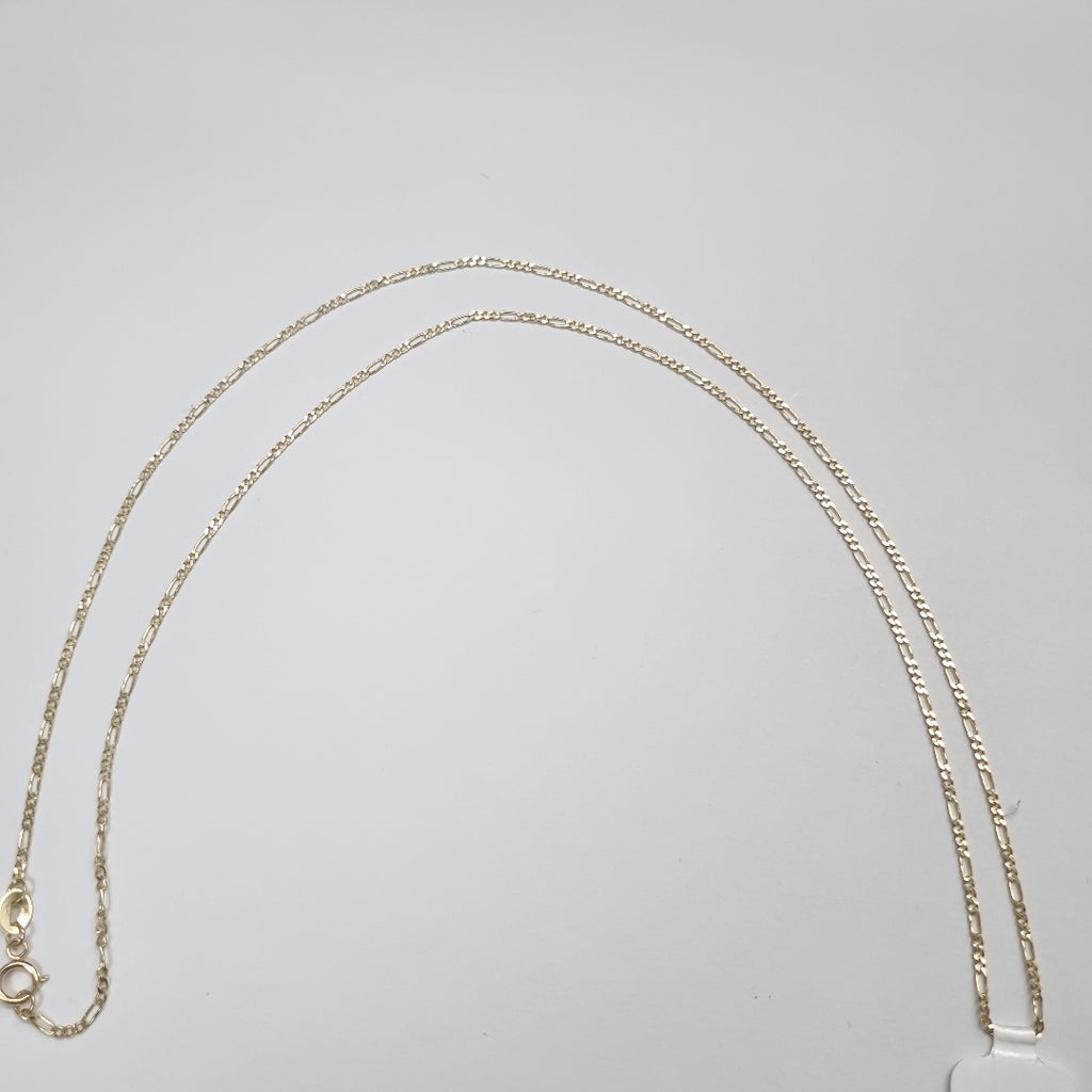 CADENAS TEJIDO 3X1 ORO 14K 55 CM 2.3 GR (NUEVO)