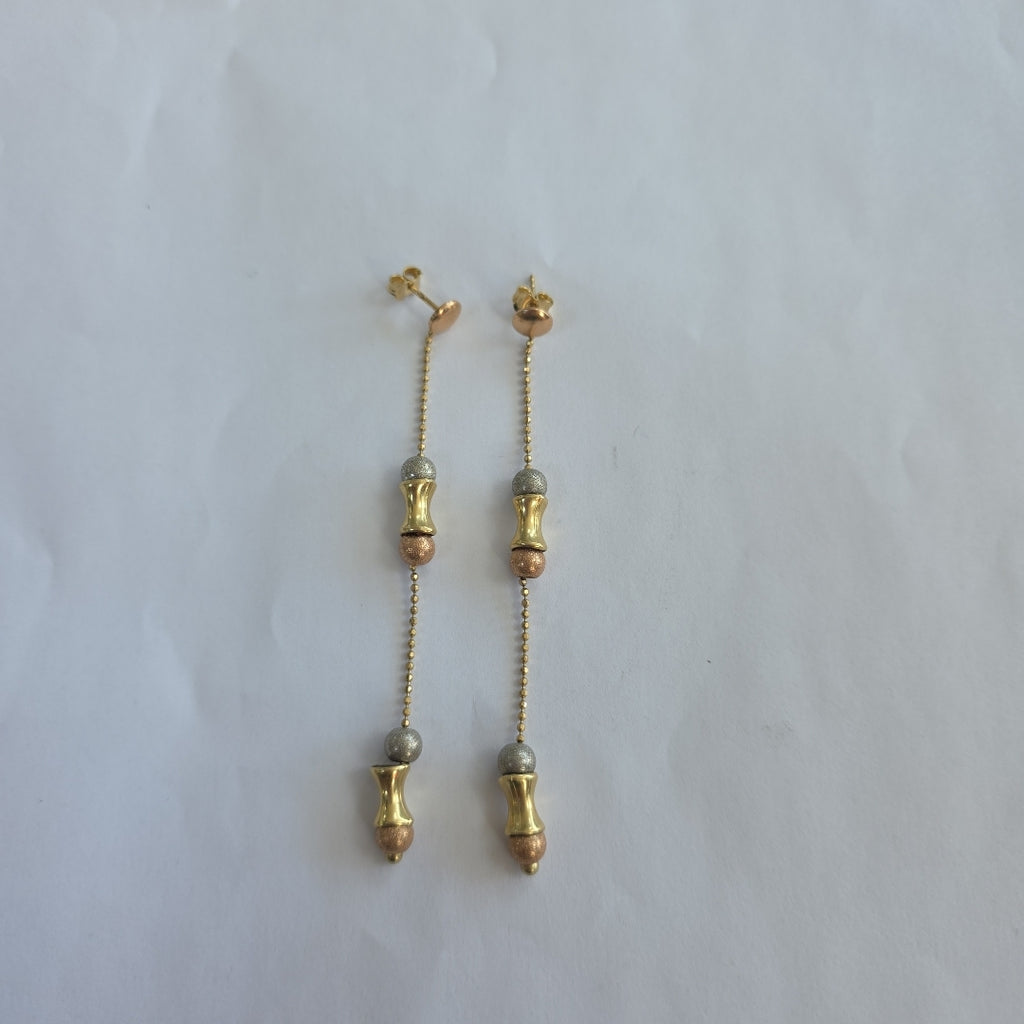 BROQUELES PAR ORO 14 K 5.1 GRMS (SEMINUEVO)