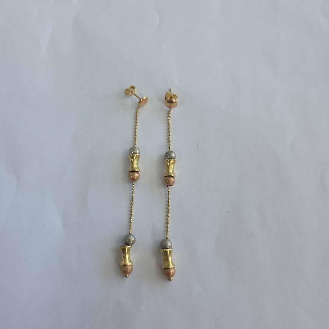 BROQUELES PAR ORO 14 K 5.1 GRMS (SEMINUEVO)