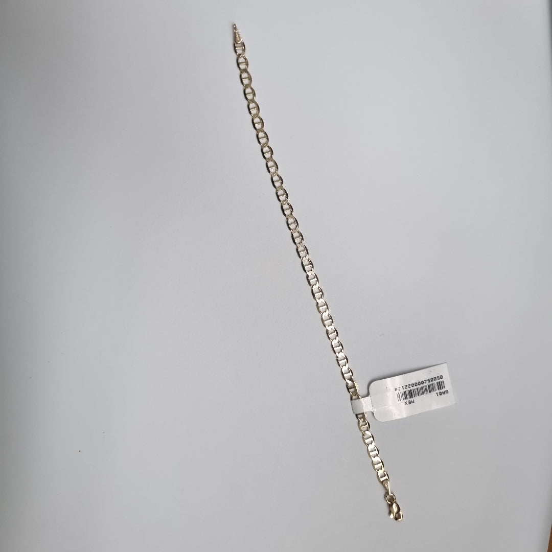 PULSERAS TEJIDO MARINERA ORO 14K 18 CM 2.9 GR (NUEVO)