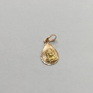 MEDALLA RELIGIOSA ORO 14 K 0.7 GRMS (SEMINUEVO)
