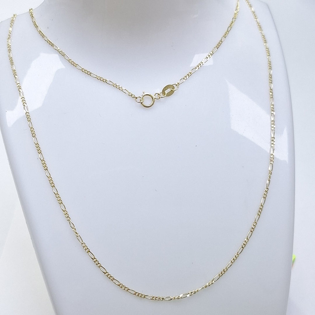 CADENAS TEJIDO 3X1 ORO 14K 55 CM 2.7 GR (NUEVO)