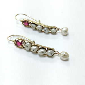 ARETES PAR ORO 8 K 5,40 GRMS (SEMINUEVO)