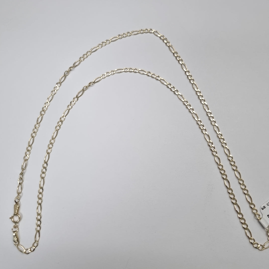 CADENAS TEJIDO 3X1 ORO 10K 60 CM 4.6 GR (NUEVO)