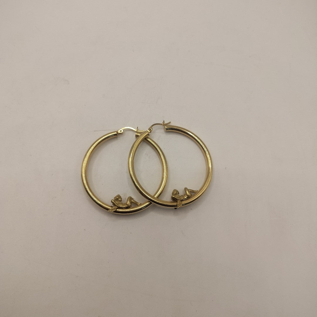 ARRACADAS PAR ORO 14 K 7,60 GRMS (SEMINUEVO)