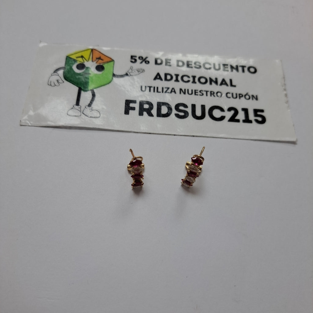 ARETES PAR ORO 10 K 2.4 GRMS (SEMINUEVO)