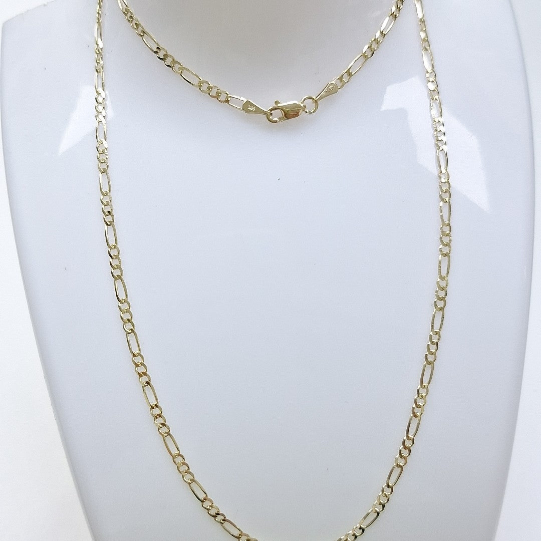 CADENAS 3X1 ORO 14K 55 CM 4.6 GR (NUEVO)