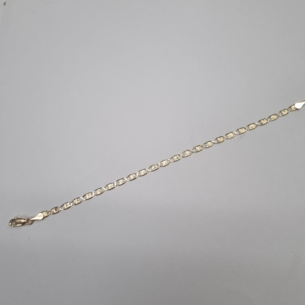 PULSERAS GUCHI ORO 14K 18 CM 2.9 GR (NUEVO)