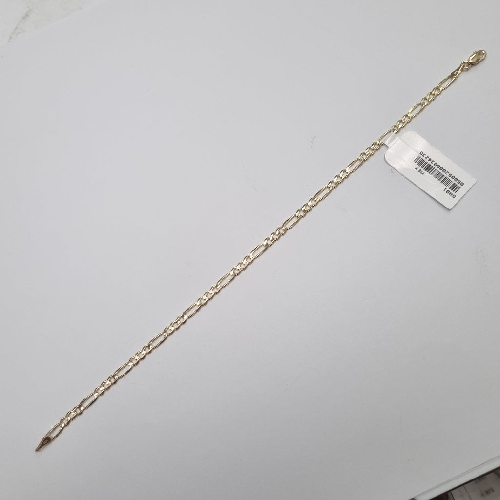 PULSERAS 3X1 ORO 14K 21 CM 3.3 GR (NUEVO)