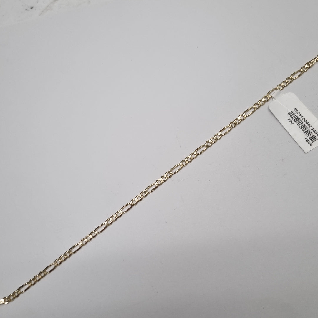 PULSERAS 3X1 ORO 14K 21 CM 3.4 GR (NUEVO)