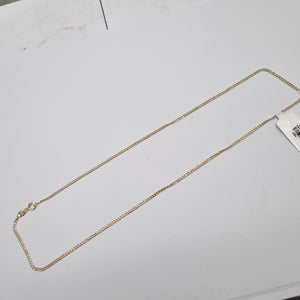 CADENAS TEJIDO BARBADA ORO 10K 50 CM 3.5 GR (NUEVO)