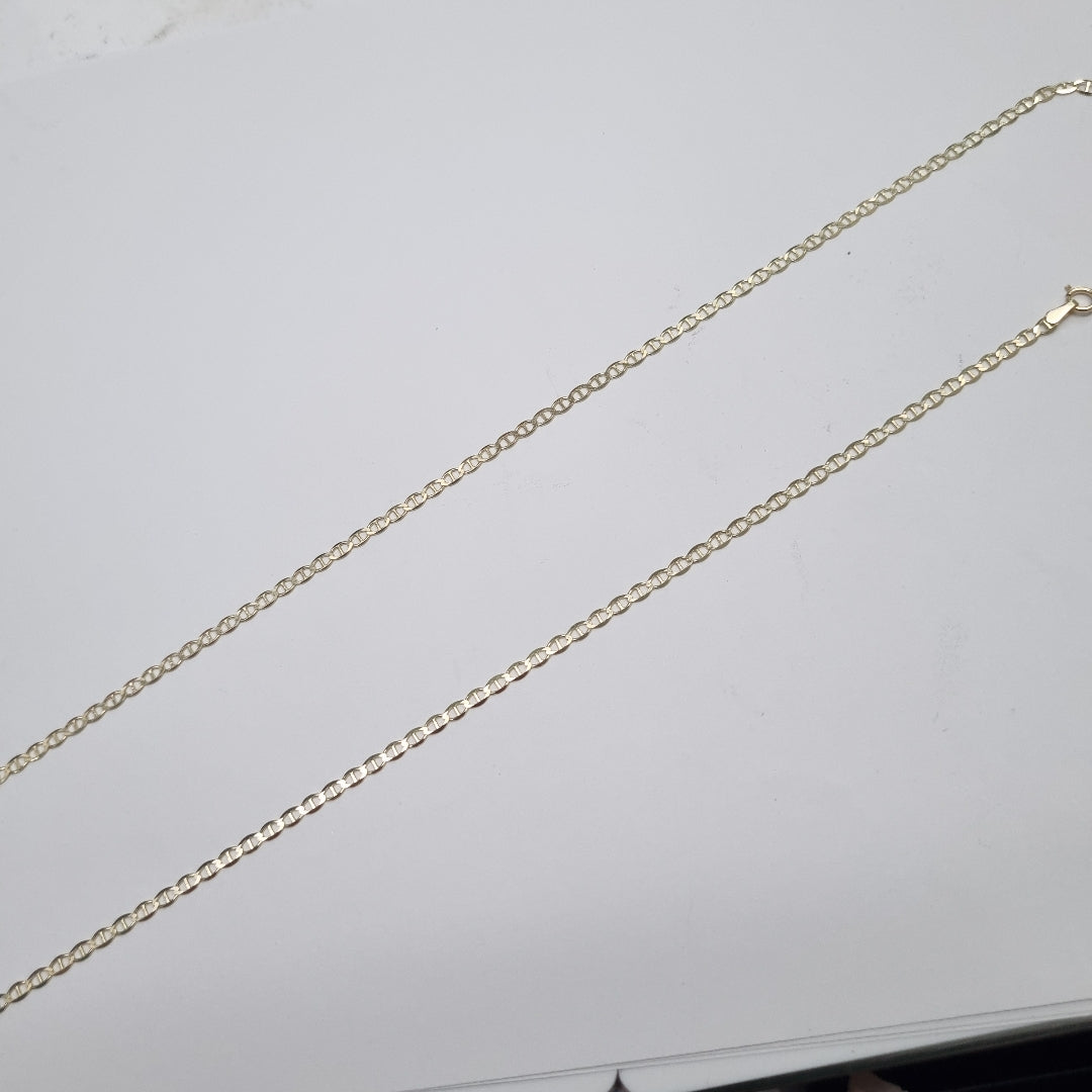 CADENAS TEJIDO GUCHI ORO 10K 60 CM 4.3 GR (NUEVO)