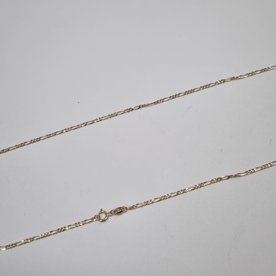 CADENAS TEJIDO 3X1 ORO 10K 50 CM 2.9 GR (NUEVO)