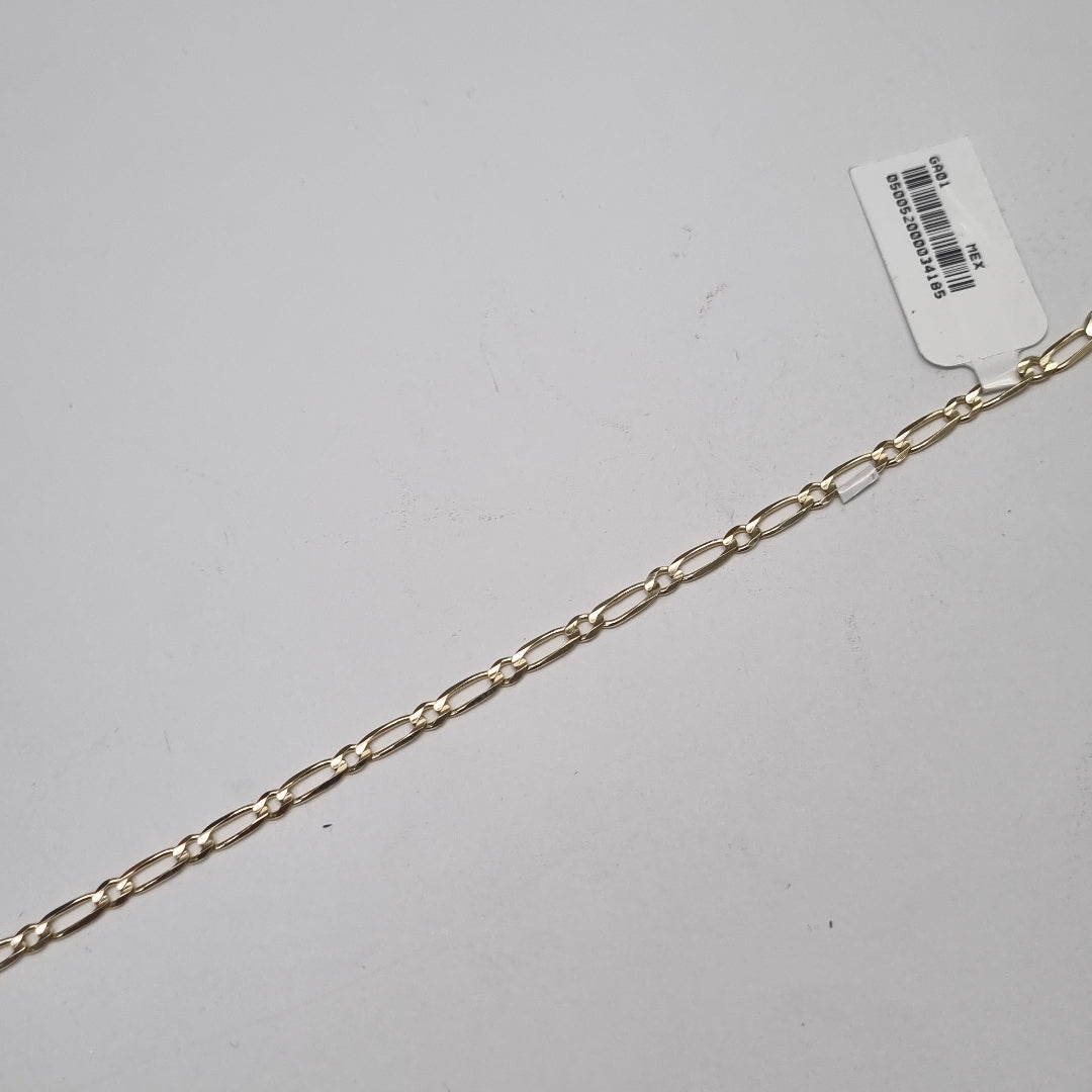 PULSERAS 1X1 ORO 14K 18 CM 2.6 GR (NUEVO)