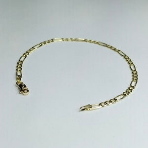 PULSERAS TEJIDO 3X1 ORO 14K 18 CM 2.9 GR (NUEVO)