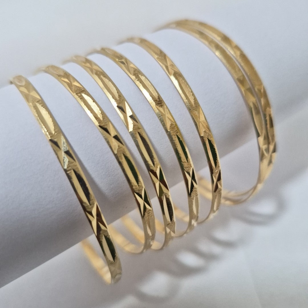 SEMANARIO DE PULSERAS ORO 14 K 33.9 GRMS (SEMINUEVO)