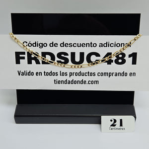 PULSERAS 3X1 ORO 14K 21 CM 3.4 GR (NUEVO)