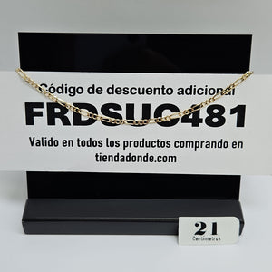 PULSERAS 3X1 ORO 14K 21 CM 2 GR (NUEVO)