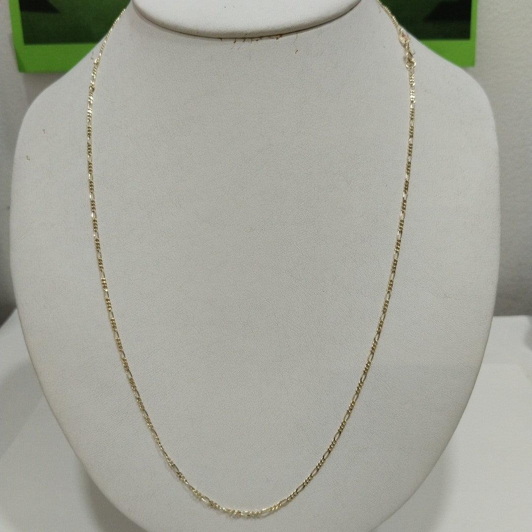 CADENAS TEJIDO 3X1 ORO 14K 55 CM 2.6 GR (NUEVO)