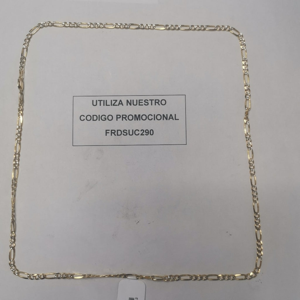 CADENAS 3X1 DIAMANTADA ORO 14K 55 CM 8.6 GR (NUEVO)