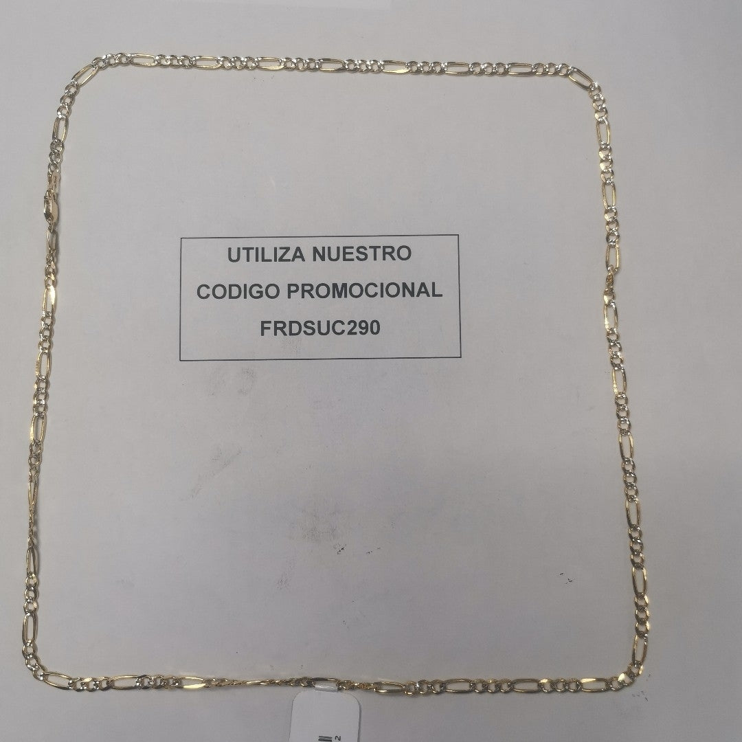 CADENAS 3X1 DIAMANTADA ORO 14K 55 CM 8.6 GR (NUEVO)