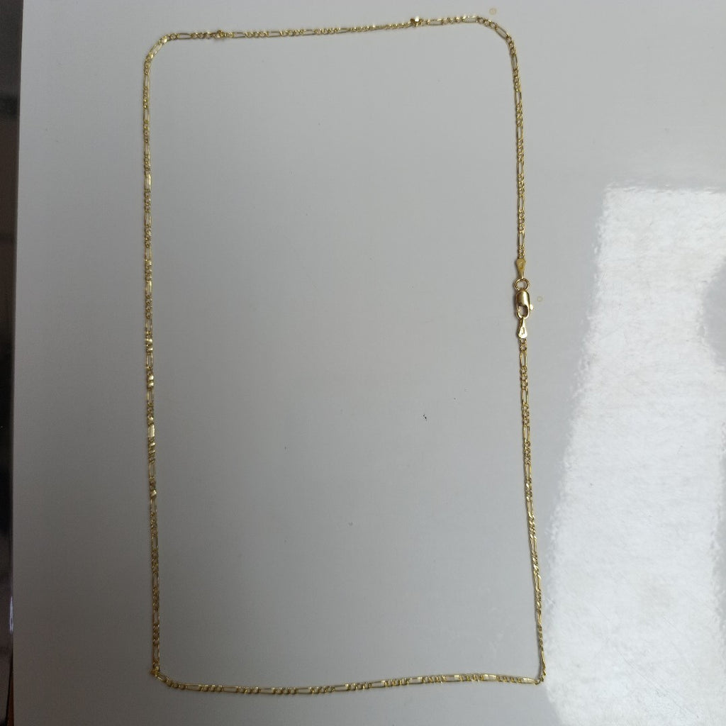CADENAS 3X1 ORO 14K 55 CM 3.7 GR (NUEVO)