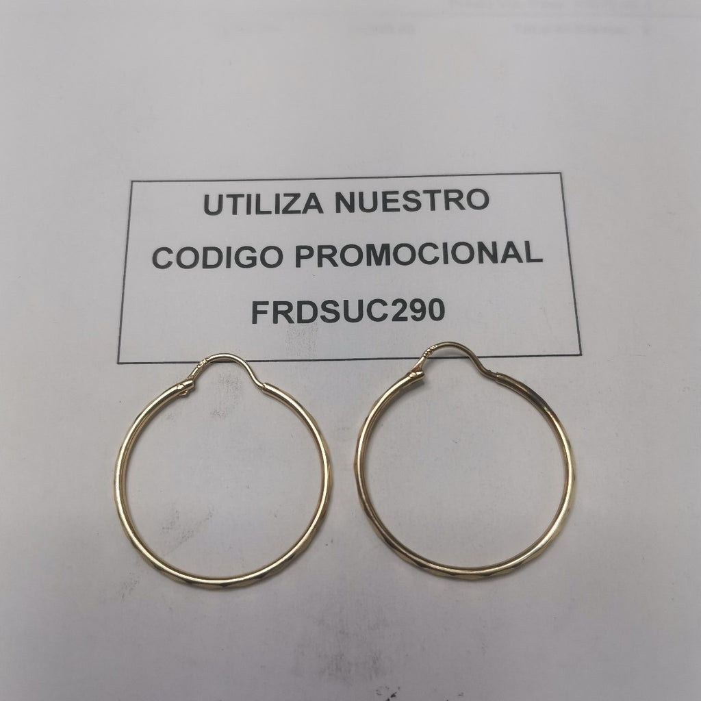 ARRACADAS PAR ORO 14 K 2.1 GRMS (SEMINUEVO)