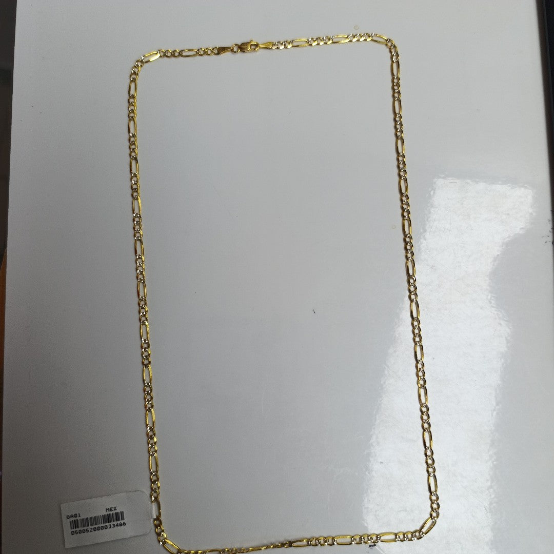 CADENAS 3X1 DIAMANTADA ORO 14K 55 CM 8.5 GR (NUEVO)