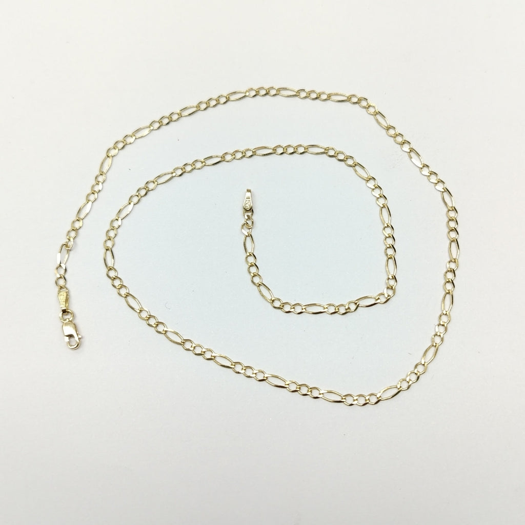 CADENAS TEJIDO 3X1 ORO 10K 50 CM 3.9 GR (NUEVO)
