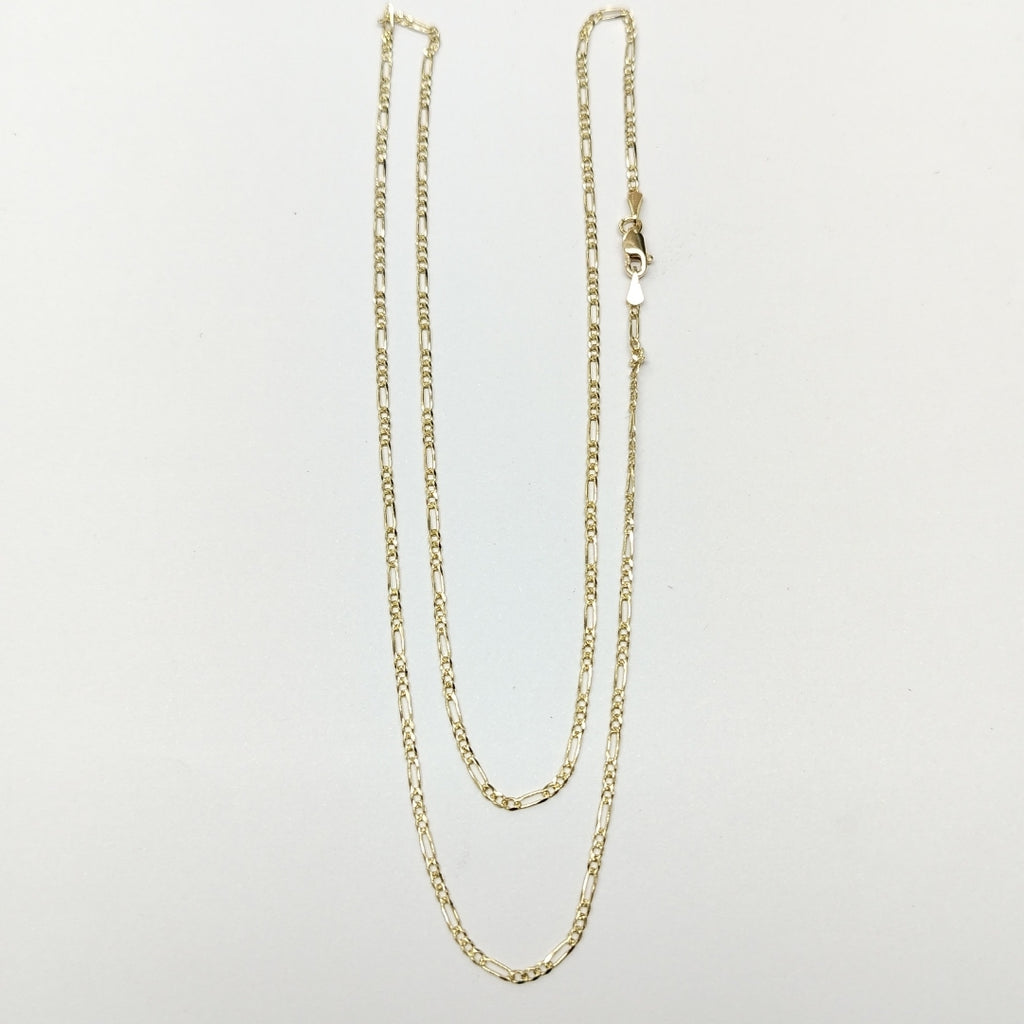 CADENAS 3X1 ORO 14K 55 CM 4 GR (NUEVO)