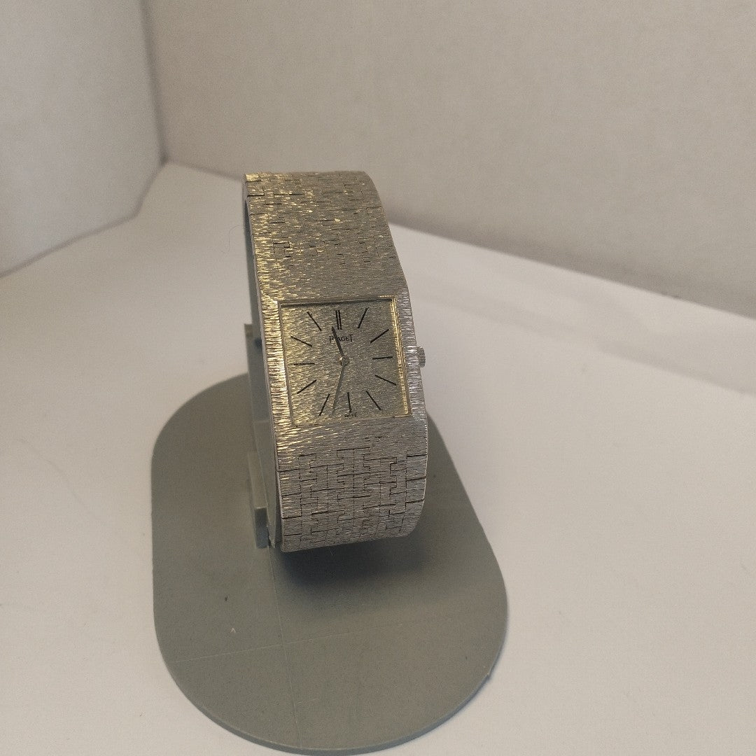 RELOJ CAJA ACERO PULSO ORO ORO BLANCO 18 K 87.5 GRMS (SEMINUEVO)