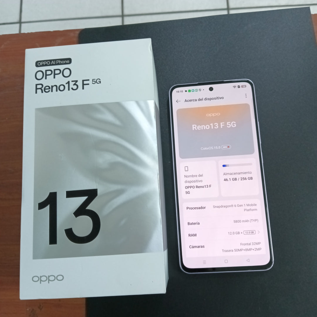 CELULAR OPPO RENO 13F 5G CPH2699 (2025) 256 GB 12 GB RAM (SEMINUEVO)