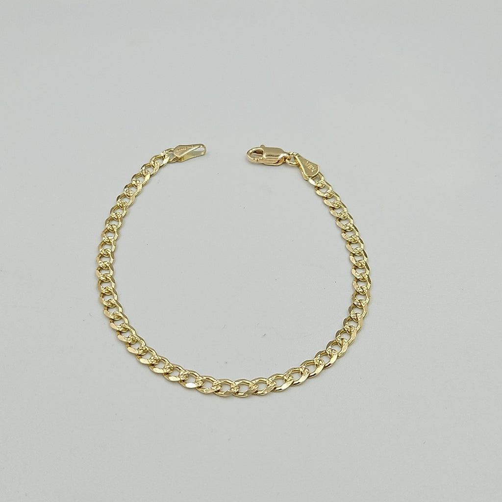 PULSERAS BARBADA ORO 14K 18 CM 4.6 GR (NUEVO)