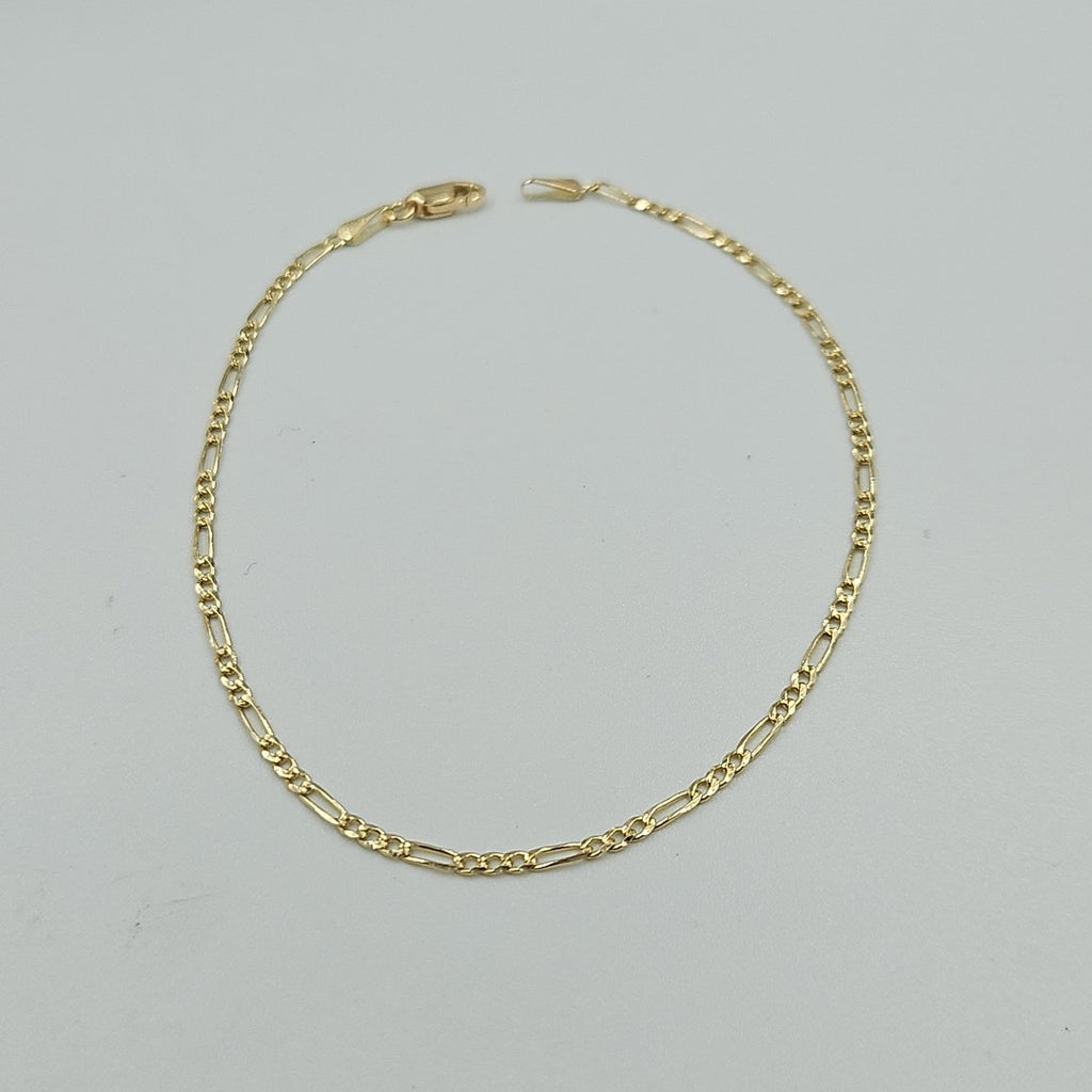 PULSERA 3X1 ORO 14K 21 CM 1.7 GR (NUEVO)
