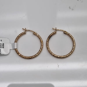 ARRACADAS PAR ORO 14 K 2.6 GRMS (SEMINUEVO)